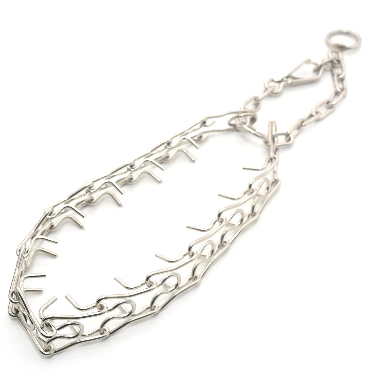 Ошейник-удавка жесткий для собак Zoo-hunt никелевый НЖ №3 60 см (20835267) - фото 3 Ошейник-удавка жесткий для собак Zoo-hunt никелевый НЖ №3 60 см (20835267) - фото 3