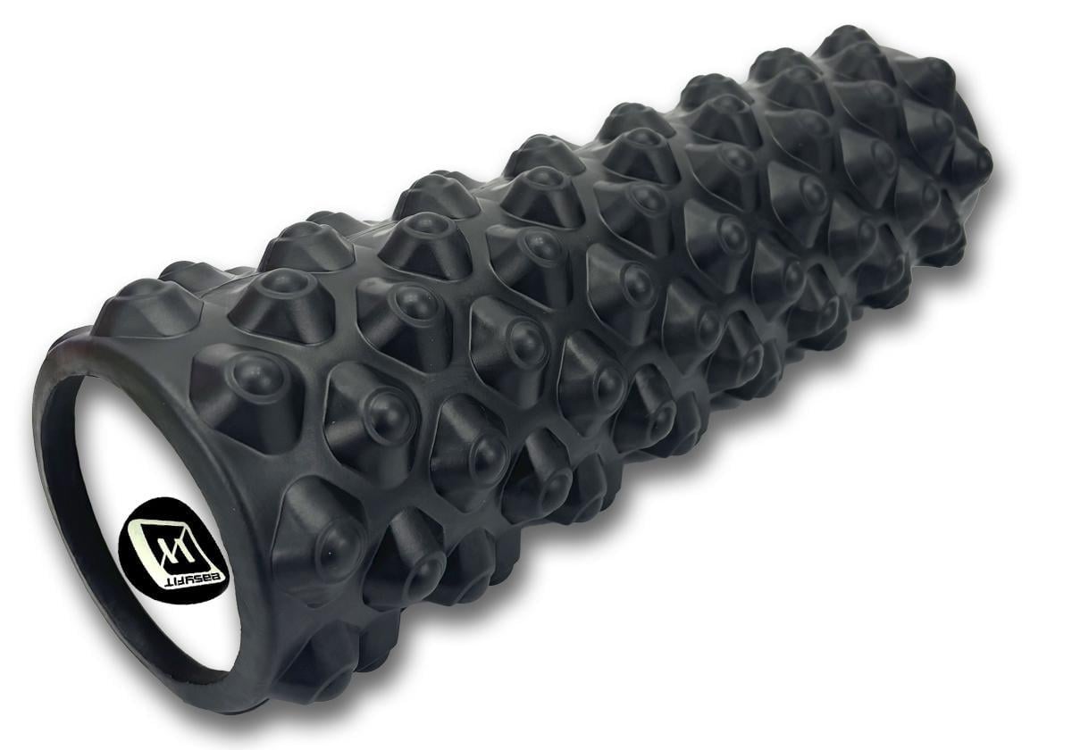 Массажный ролик EasyFit Grid Roller Extreme 45 см Черный (EF-2051-BK)