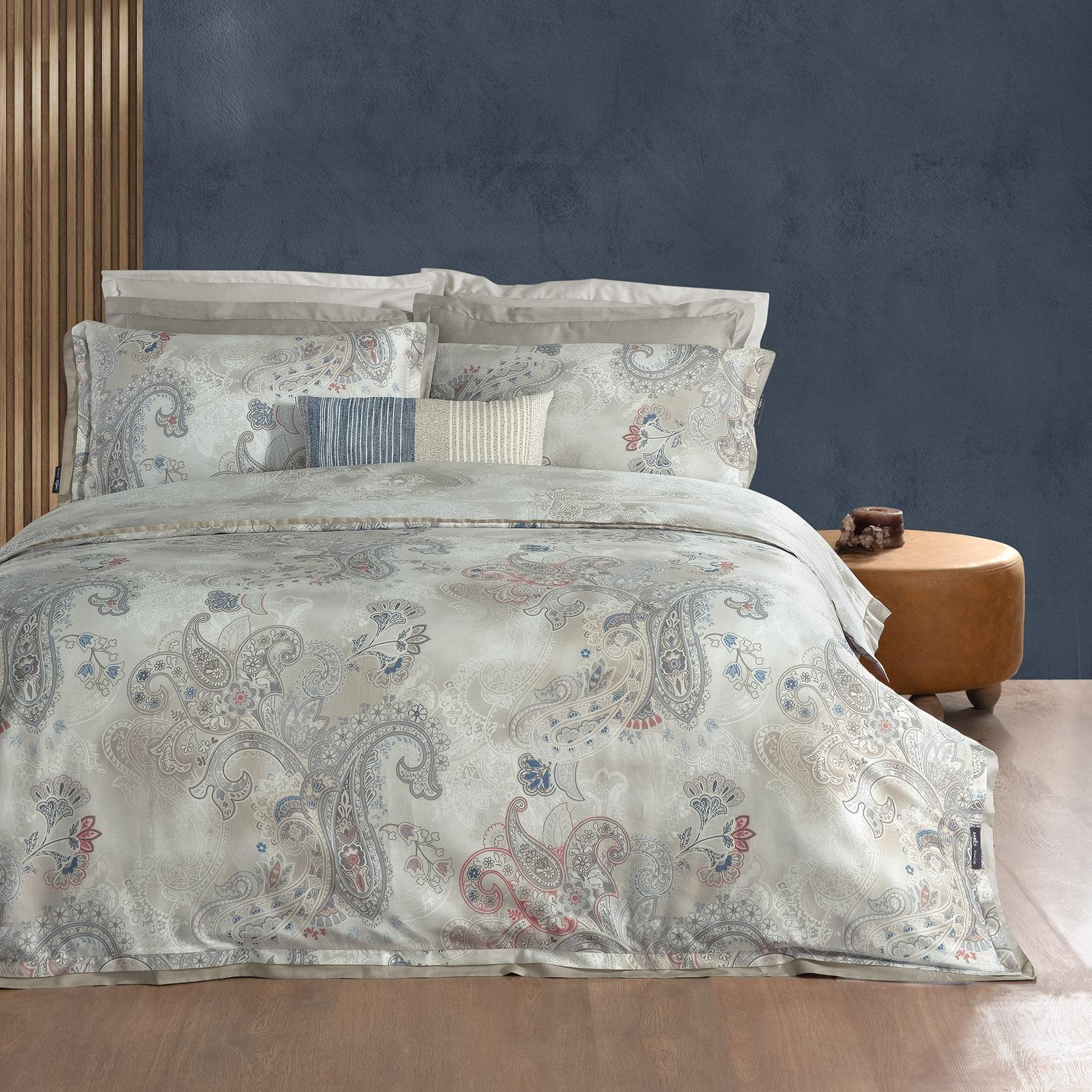 Комплект постельного белья Sarev Grozni bej делюкс сатин 300ТС евро (2000022282895)