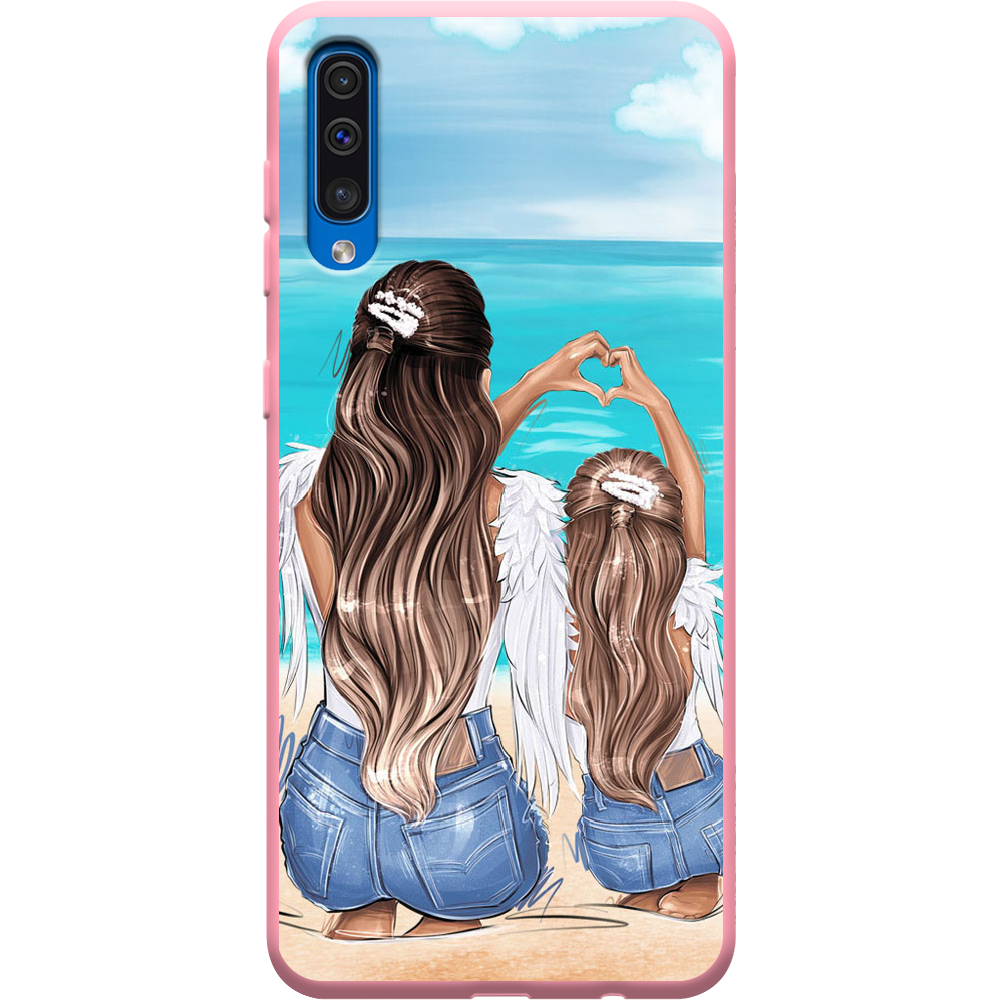 Чехол Boxface Samsung A505 Galaxy A50 Family Vacation Розовый силикон (36417-up2380-37015)