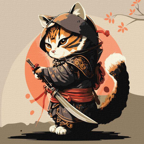 Картина по номерам Идейка Отважный воин 40x40 см (KHO4479)