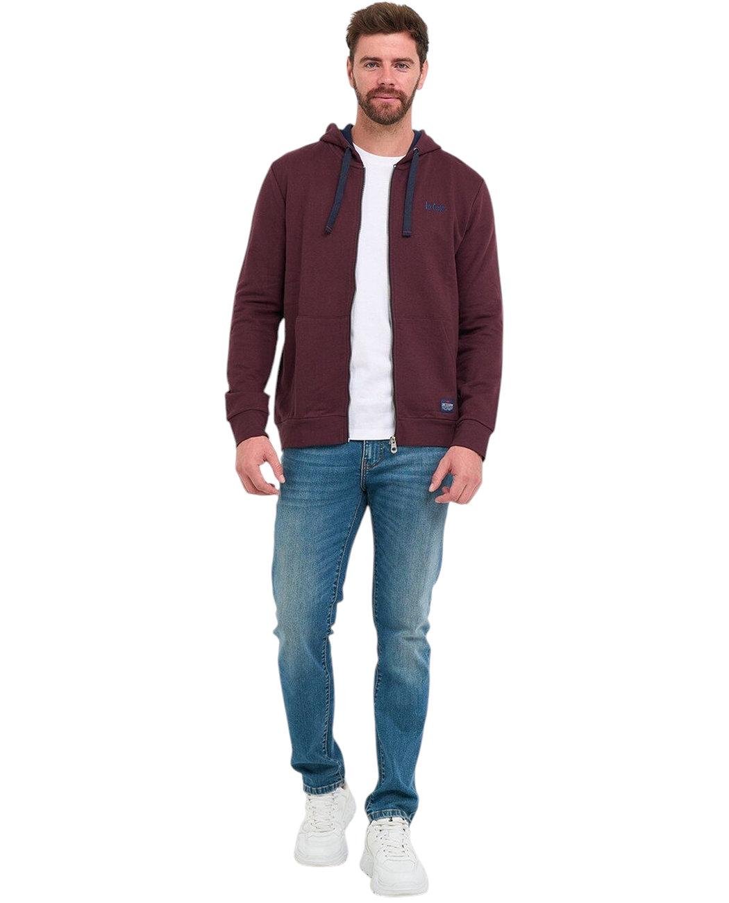 Толстовка мужская Lee Cooper 10395423.FF01 XXL Бордовый (5942723130907) - фото 3 Толстовка мужская Lee Cooper 10395423.FF01 XXL Бордовый (5942723130907) - фото 3