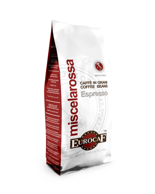 Кофе Eurocaf Miscela Rossa  Espresso зерно 1 кг (250322)