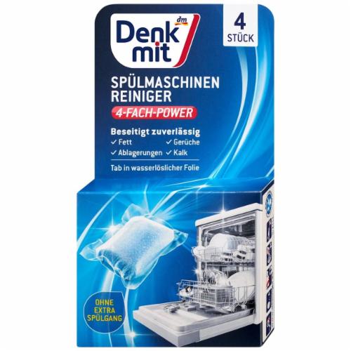 Засіб для чищення посудомийних машин DM Spulmaschinenreiniger 4 шт. 80 г (04680)