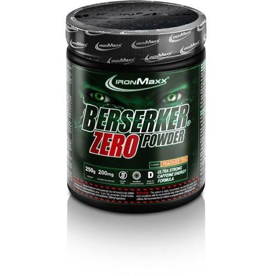Комплекс до тренировки IronMaxx Berserker Zero Powder 250 г 71 порция Peach Tea Комплекс до тренировки IronMaxx Berserker Zero Powder 250 г 71 порция Peach Tea