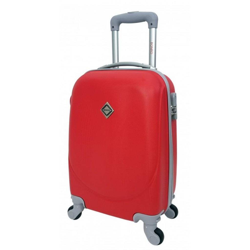 Чемодан ручная кладь Bonro Smile (мини) бордовая(246)