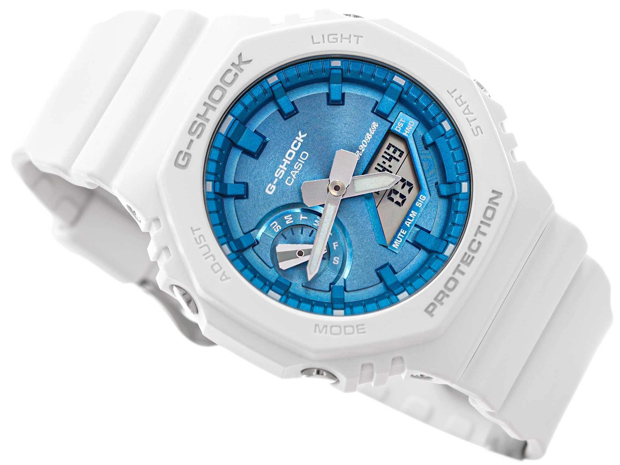 Часы Casio G-SHOCK GA-2100WS-7AER (8526) - фото 6 Часы Casio G-SHOCK GA-2100WS-7AER (8526) - фото 6