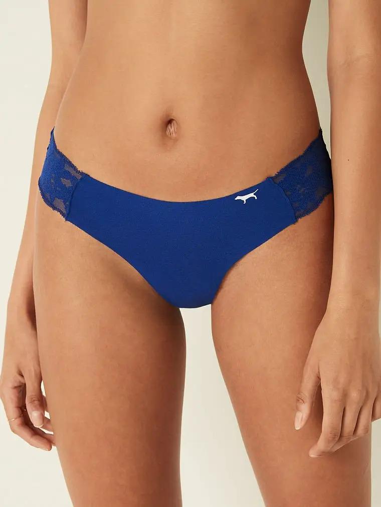 Трусики бесшовные Victoria's Secret No-Show Pink Thong S Синий (26540871) Трусики бесшовные Victoria's Secret No-Show Pink Thong S Синий (26540871)