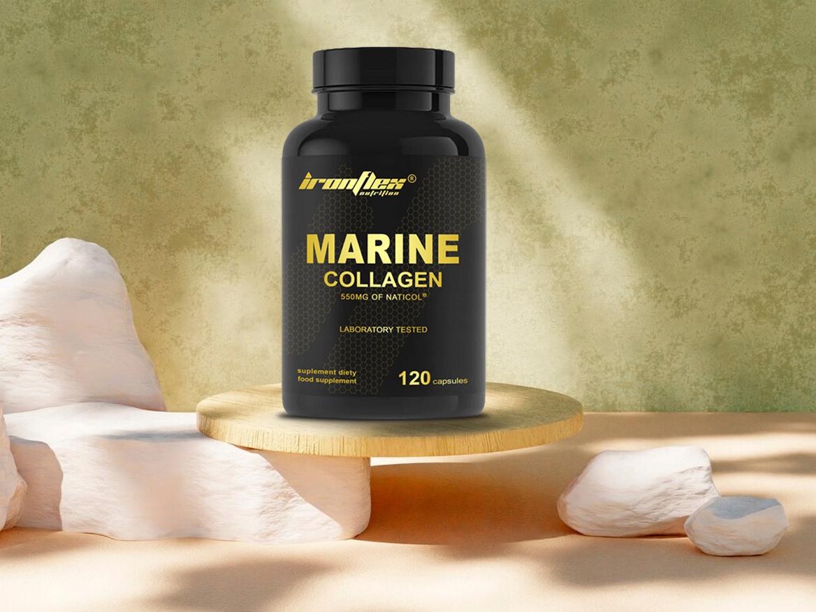 Колаген морський IronFlex Collagen Marine Black 120 капсул - фото 3