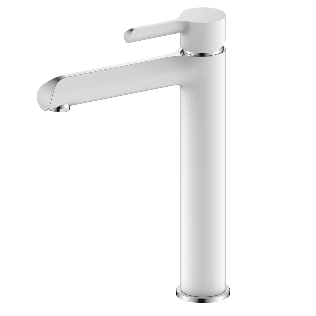 Смеситель для раковины Gappo G1003-18 Белый/Хром (1044855)