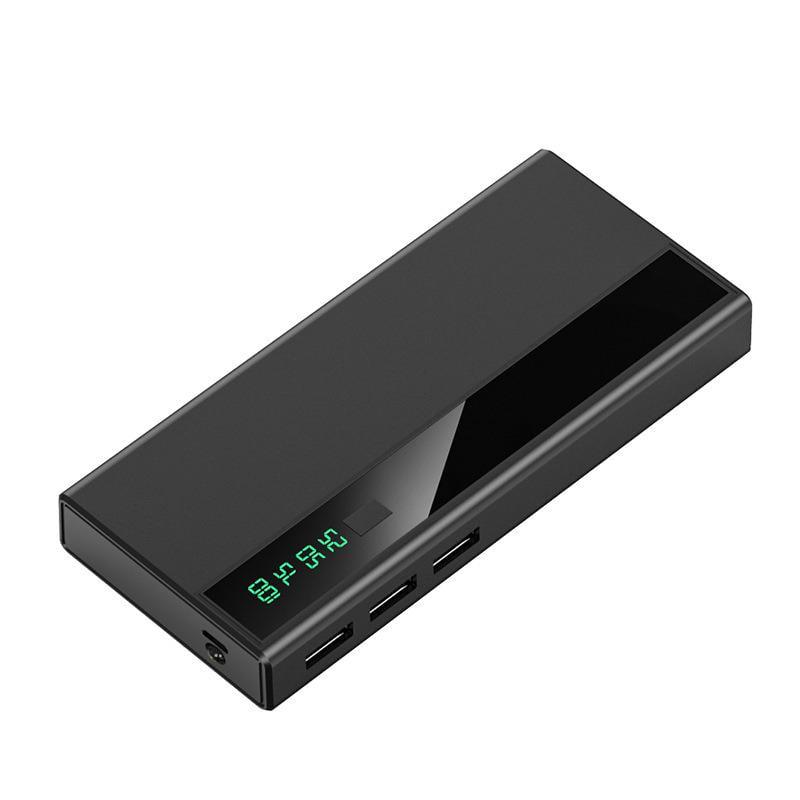 Повербанк Trust 20000 mAh с цифровым индикатором заряда и фонариком 3хUSB MicroUSB Черный (db3daa27)