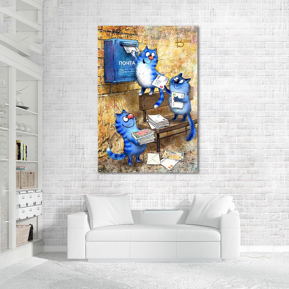 Модульная картина Отправка пригласительных 1 модуль 40х60 см (_rinaz_20162225028)