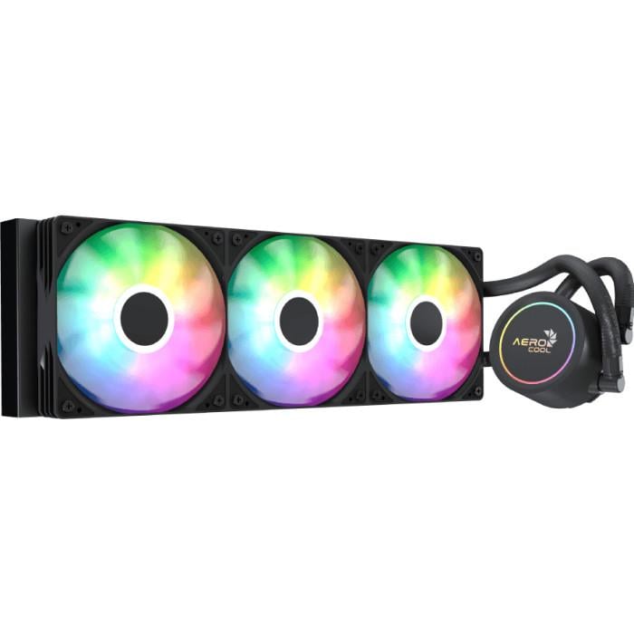 Система жидкостного охлаждения AeroCool Abyss L360R 360 мм 320 Вт 3 вентилятора 120 мм 1800 об/мин Черный (ACLA-AB36117.11)