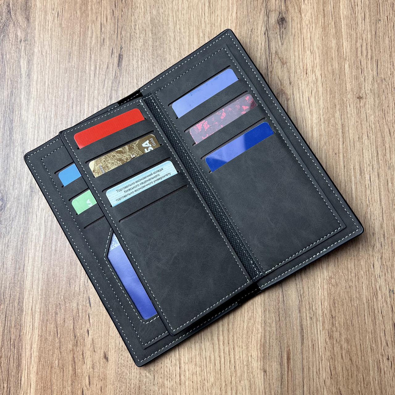 Кошелек Baellerry с монетницей Графитовый (w024-1) - фото 5