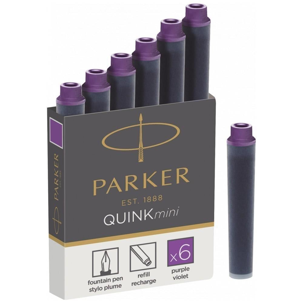 Картриджи Parker Quink Mini 6 пр. Фиолетовый (11 510VI)