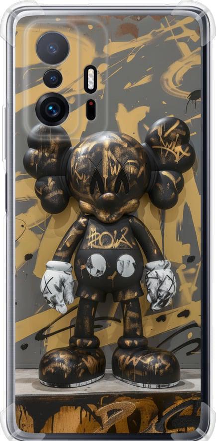 Чехол на Xiaomi 11T Pro Bronze kaws (6097sp-2552-42517)