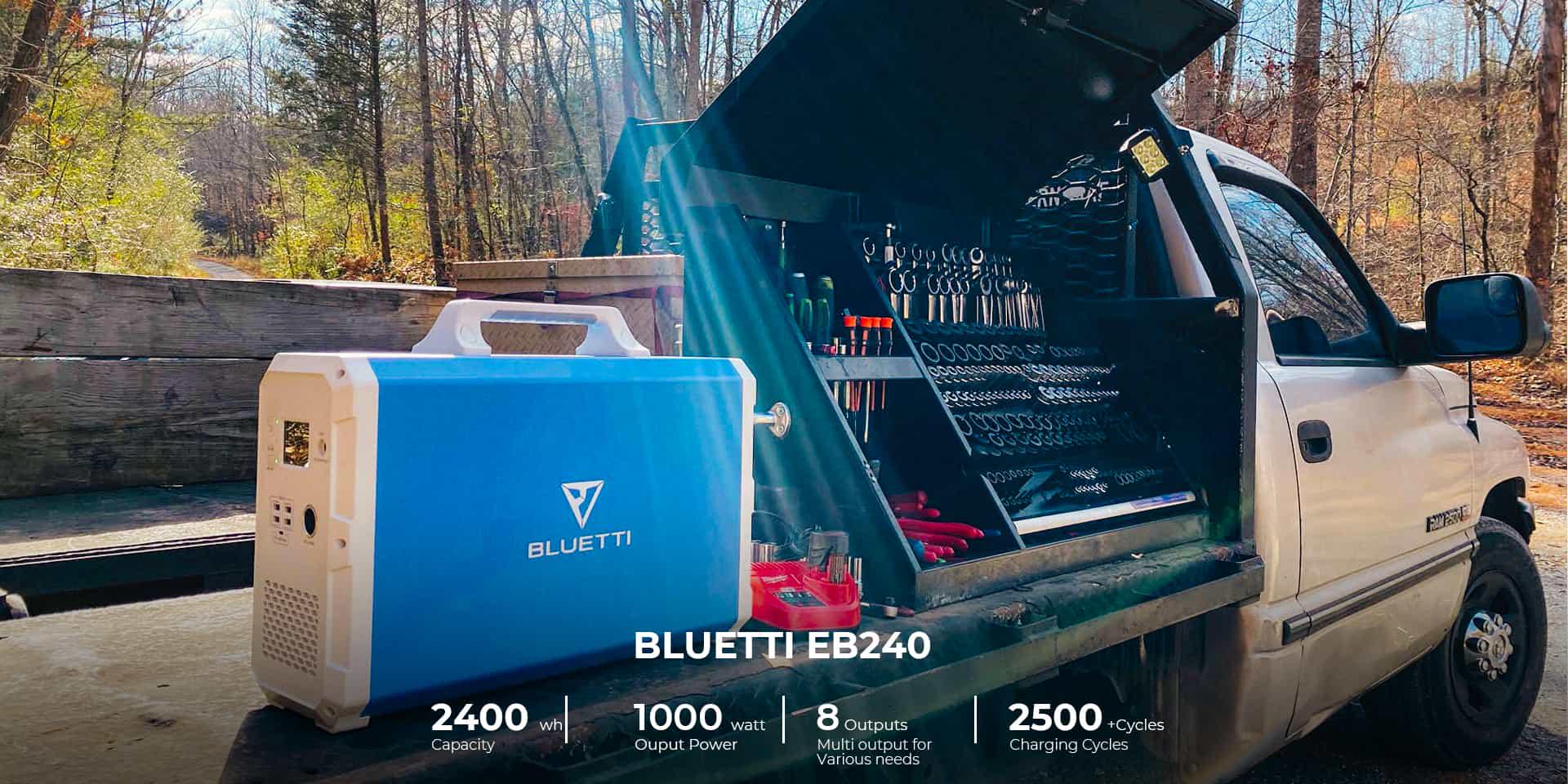 Портативная зарядная станция BLUETTI EB240 1000W 2400 Wh (53889) - фото 8