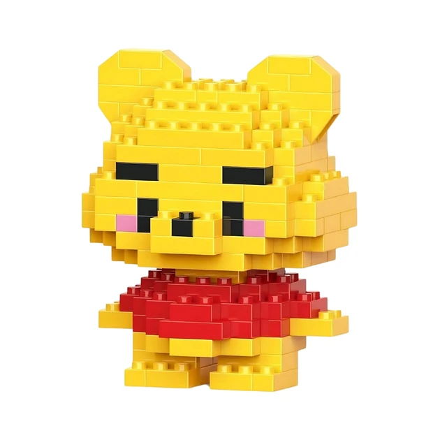 Конструктор-пазл детский 3D Bricks Винни-Пух развивающий 6 см (1000-ZB-1606)