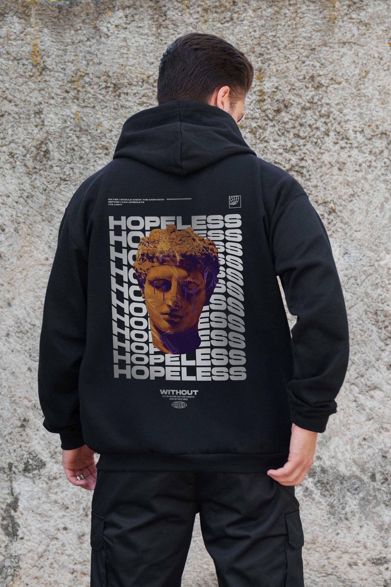 Худи-зип с принтом Without Hopeless Kane L/XL Black (L/XL8055828) - фото 2 Худи-зип с принтом Without Hopeless Kane L/XL Black (L/XL8055828) - фото 2