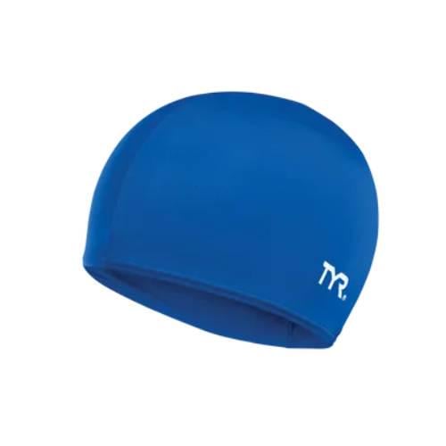 Шапочка для плавания TYR Solid Lycra Swim Cap Onesize Blue