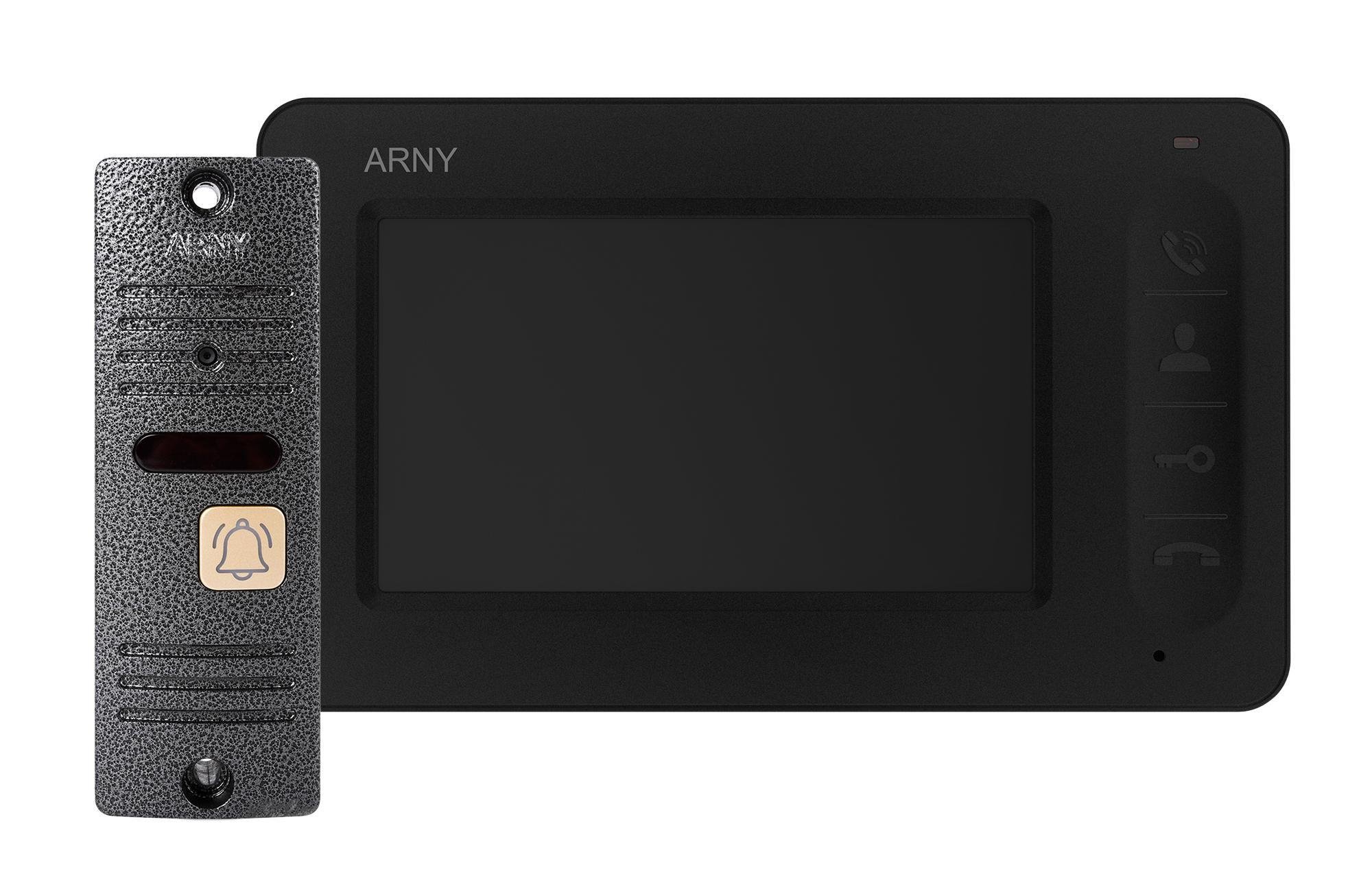 Комплект видеодомофона ARNY AVD-4005 v.2 Black/Gray (21293) - фото 1 Комплект видеодомофона ARNY AVD-4005 v.2 Black/Gray (21293) - фото 1