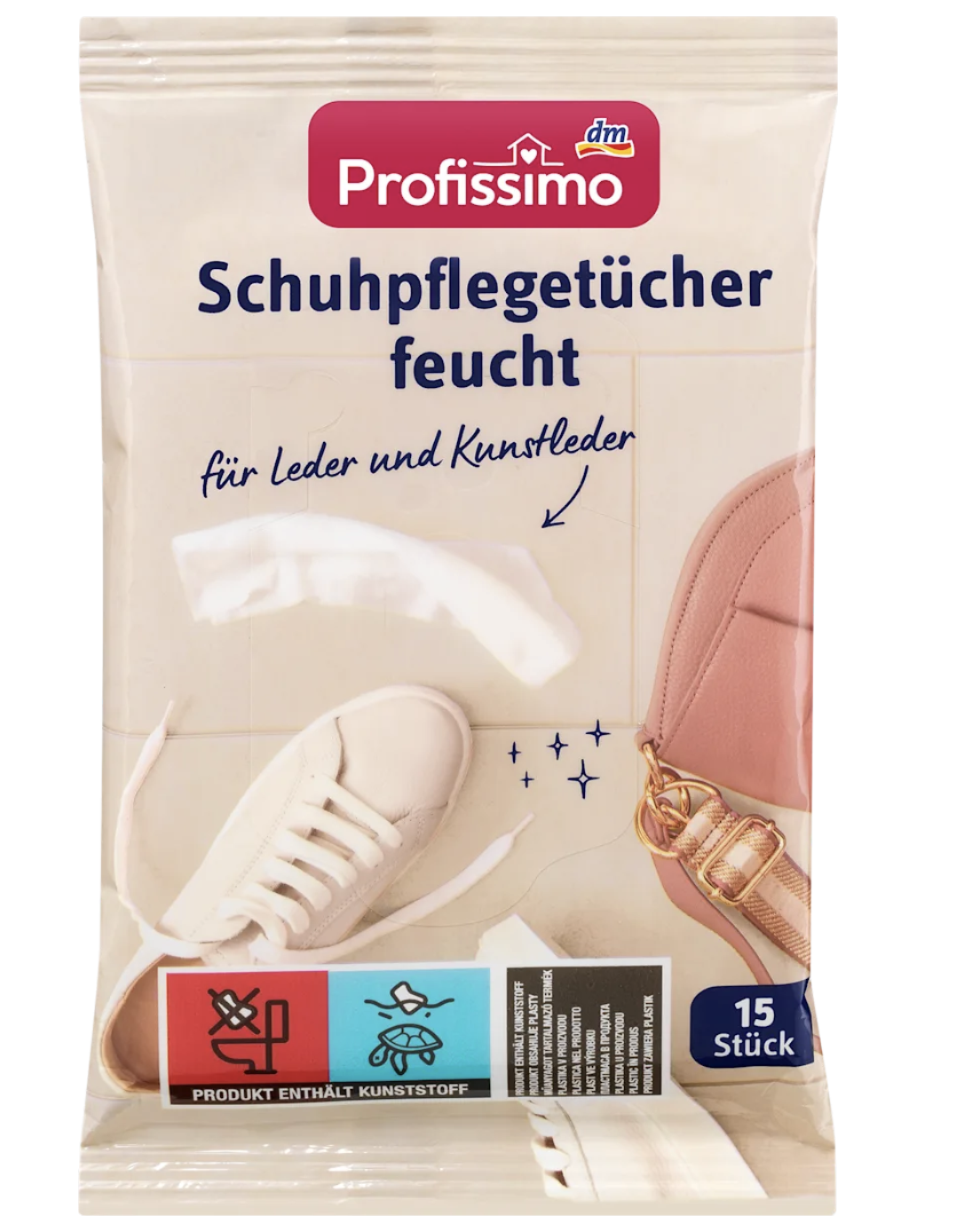 Серветки для догляду за взуттям Profissimo 15 шт. (4066447707304)