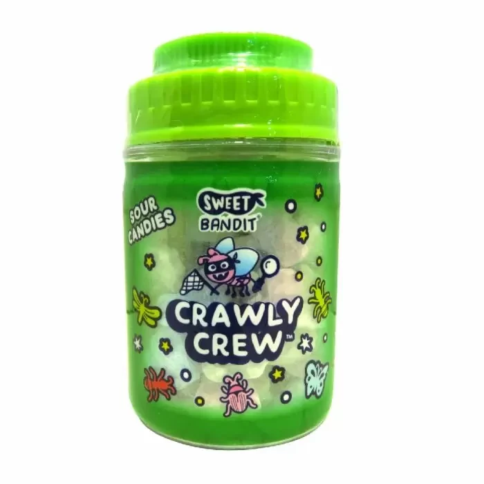 Конфеты кислые Sweet Bandit Crawly Crew Sour Candies 70 г Лайм (1715667294)