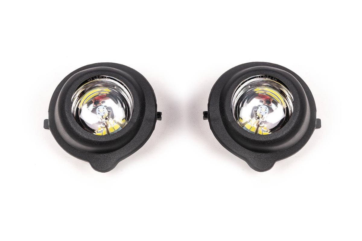 Противотуманки GPlast для Renault Kangoo 1998-2008 гг. abs-пластик Черный