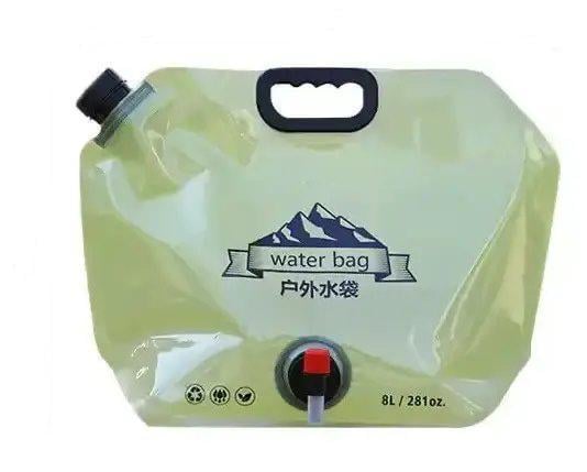 Сумка на 8 литров для хранения воды с ручкой и краником