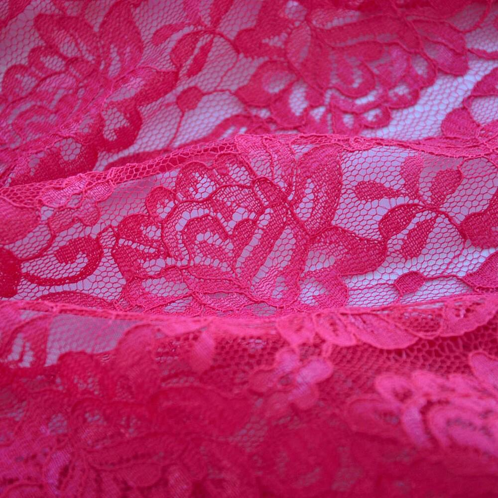 Тканина гіпюр Madlen рожевий