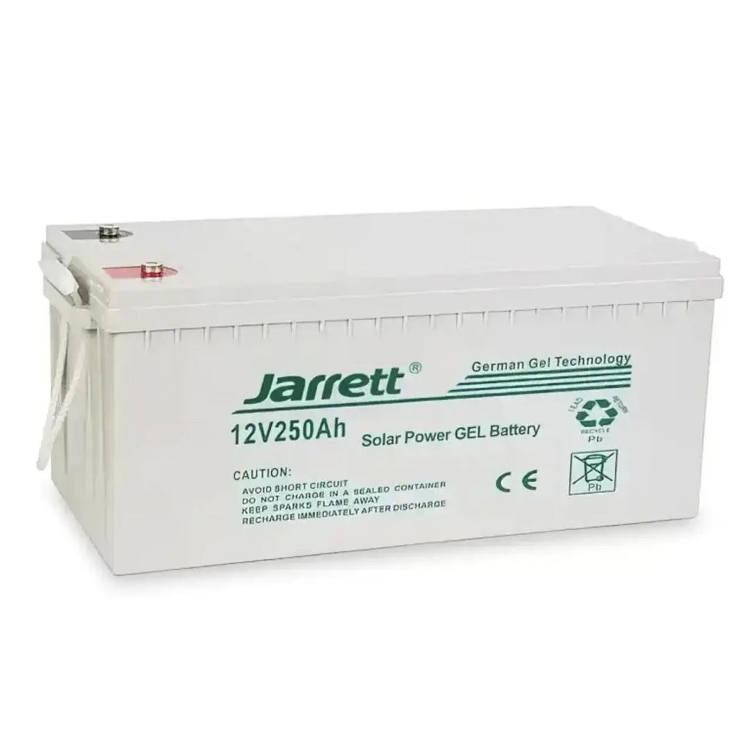 Гелевый аккумулятор 250А 12V 250 Ah для котла Jarrett для солнечных панелей