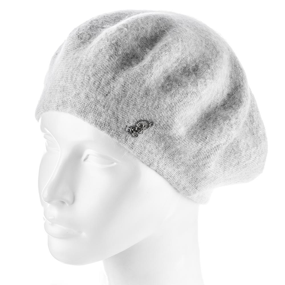 Шапка женская Atrics WH873 двойной ангоровый Пепельный