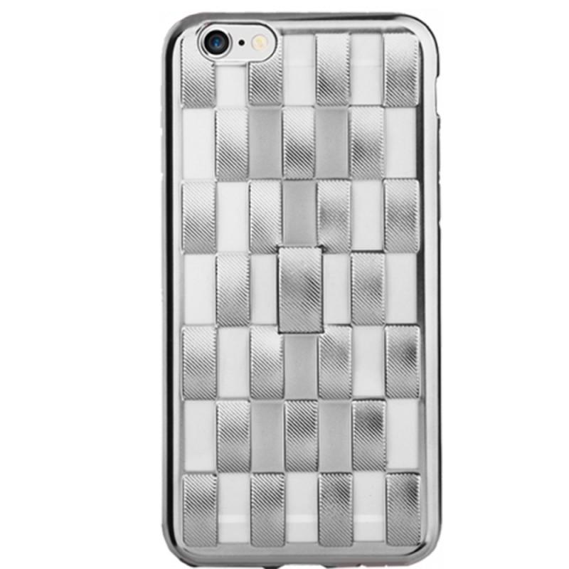 Чехол накладка JoyRoom Grid Series for iPhone 6/6S Plus, Silver (JR-BT349SLR)