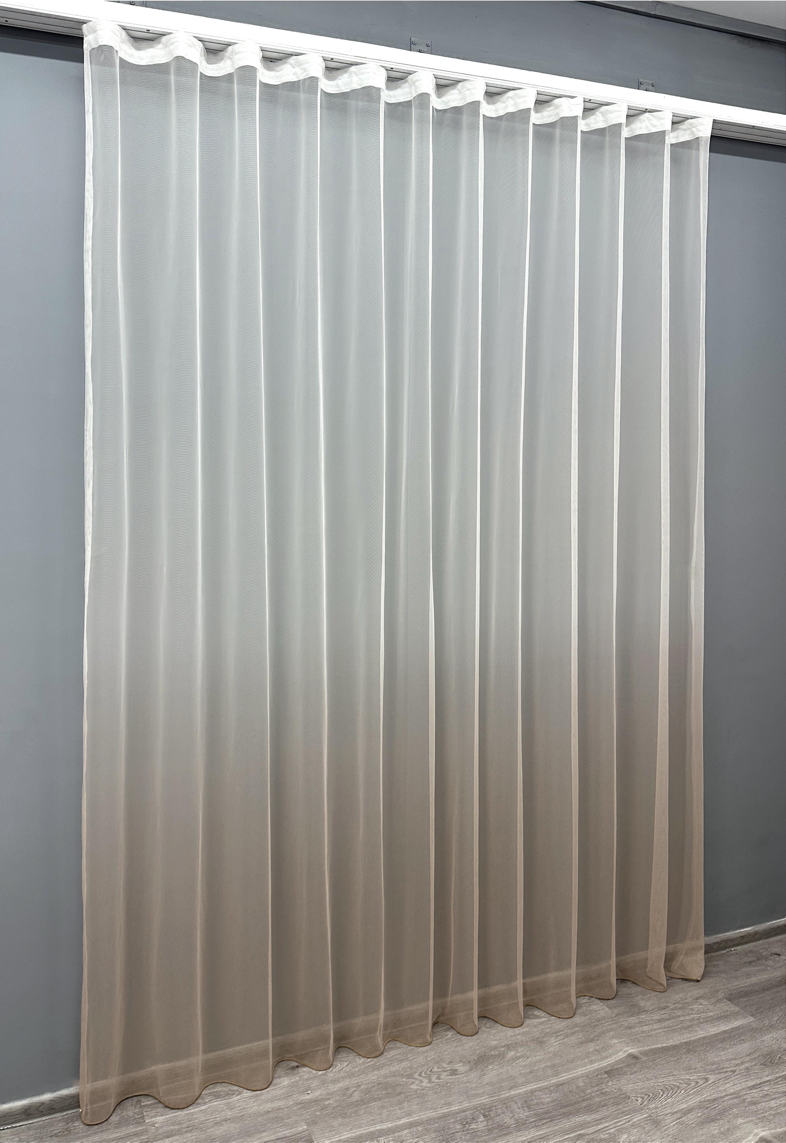 Тюль VR-Textil 1645т Грек-сетка омбре 300х270 см Капучино (42-0625) - фото 2 Тюль VR-Textil 1645т Грек-сетка омбре 300х270 см Капучино (42-0625) - фото 2