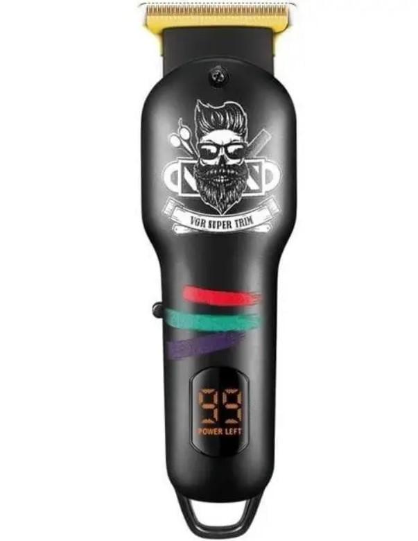 Машинка для стрижки волосся VGR V-971 з трьома змінними насадками акумуляторна 5 Вт Чорний (2390000046)