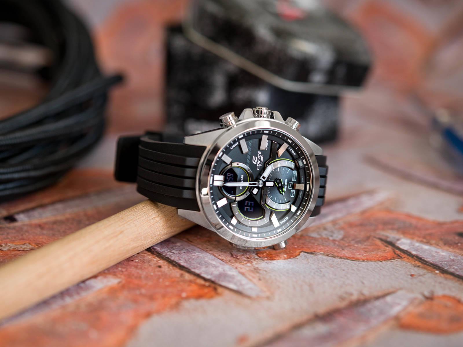 Часы Casio Edifice ECB-30P-1AEF (4841) - фото 2 Часы Casio Edifice ECB-30P-1AEF (4841) - фото 2