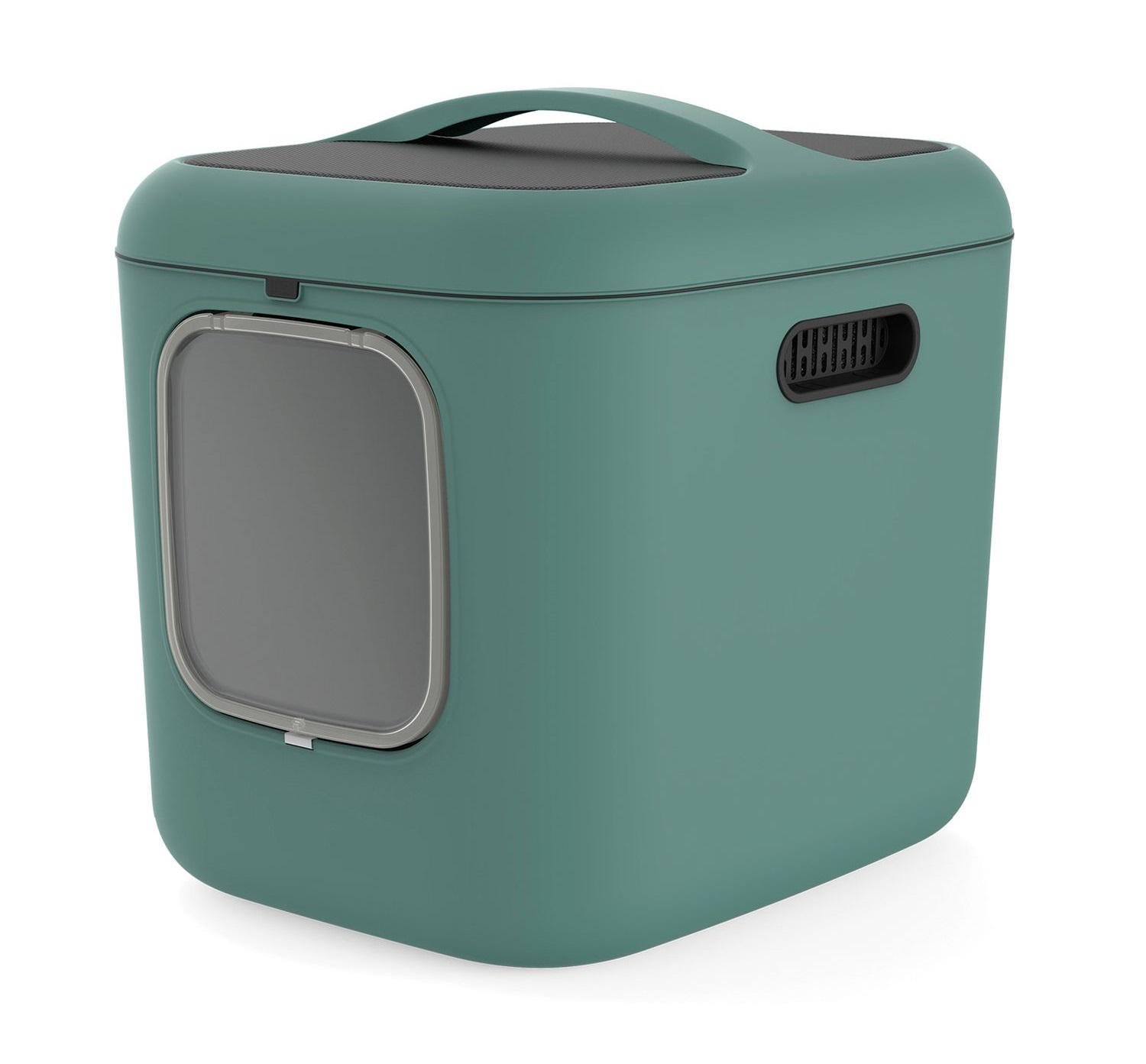 Лоток-туалет для кошек закрытый Rotho Biala XL Мятный (40066)