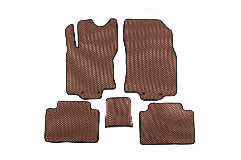 Автоковрики Digital Designs Nissan X-Trail T32 2014- 5 шт. Коричневый (2173400330)