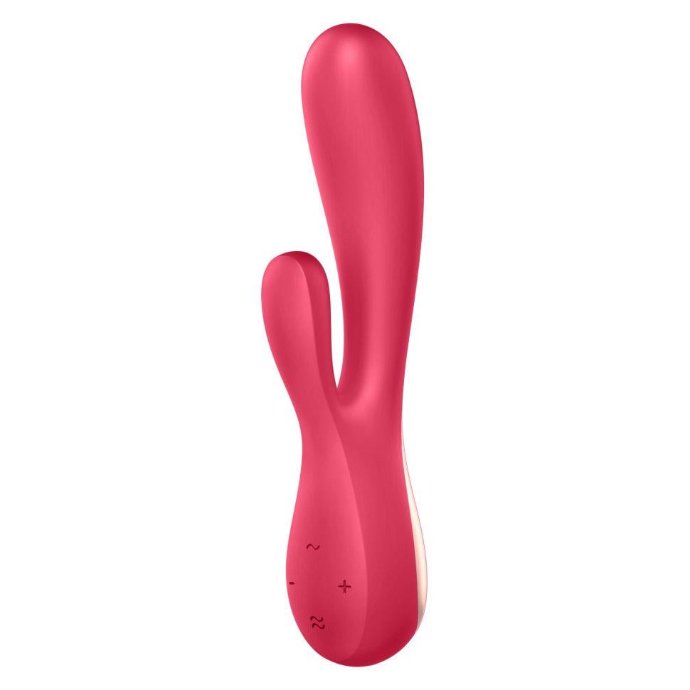 Смарт-вибратор-кролик Satisfyer Mono Flex Red 2 мотора управления через интернет (38023603)