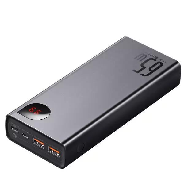 Акумулятор портативний BASEUS Adaman Metal 20000 mAh 65W Black - фото 2