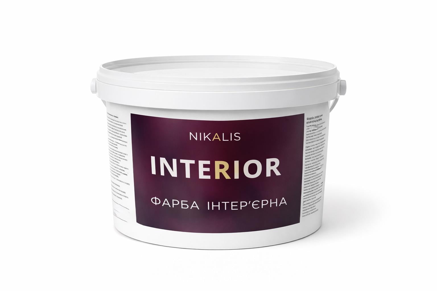 Краска интерьерная акриловая Nikalis 5 кг Белый