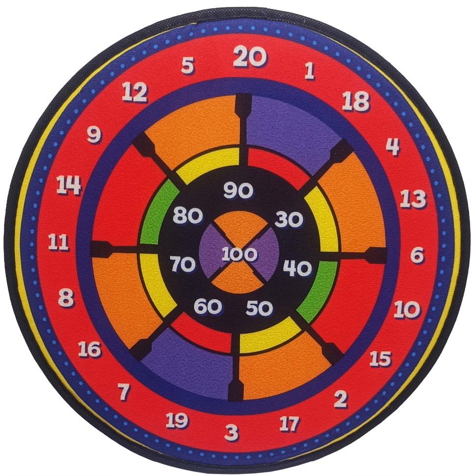 Дартс детский на липучке мячики 2 шт. дротики 2 шт. (28523797)