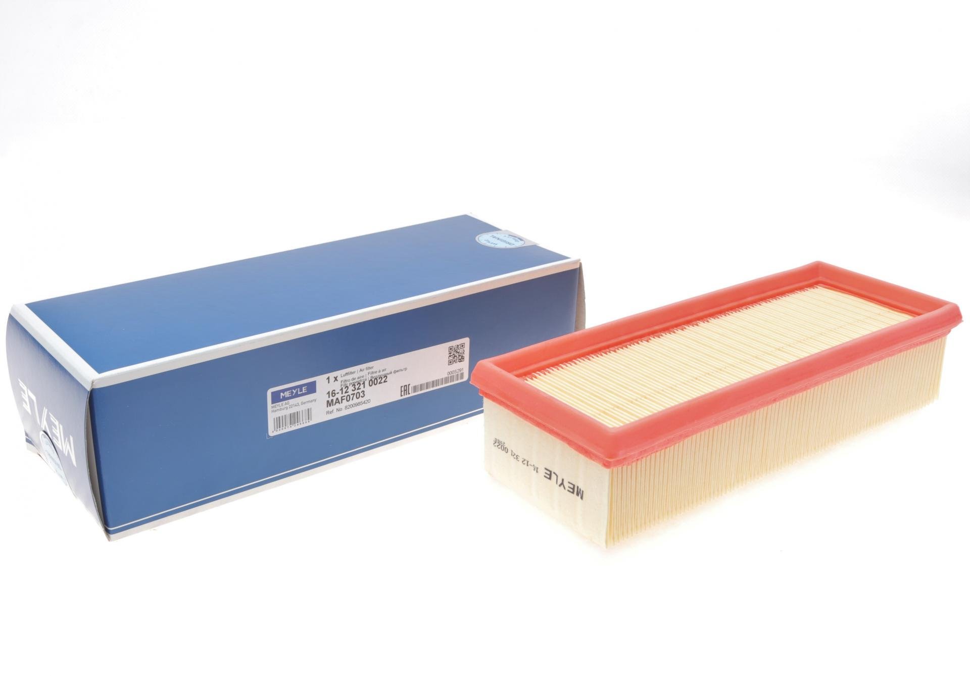 Фильтр воздушный Meyle для Dacia Duster/Sandero 1,5dci 10- (16-12 321 0022)