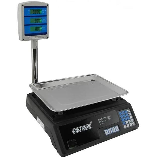 Весы электронные Matarix MWS-411 до 50 кг со стойкой (007587)