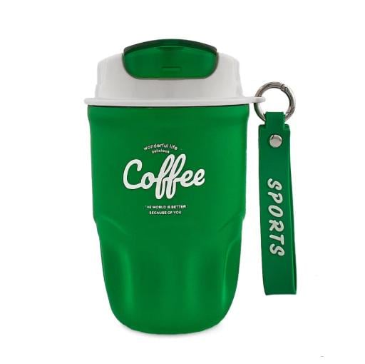 Термокухоль з нержавіючої сталі дорожній 360 мл Green (32942452)
