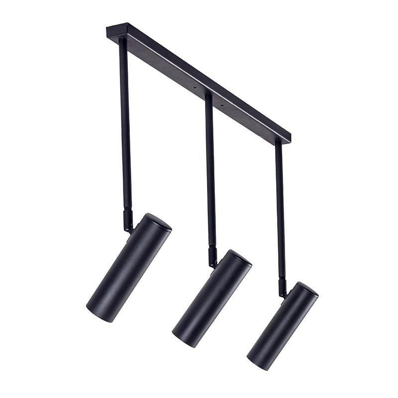 Светильник потолочный Atmolight Pelikan С180-3 1421 на три лампы Черный