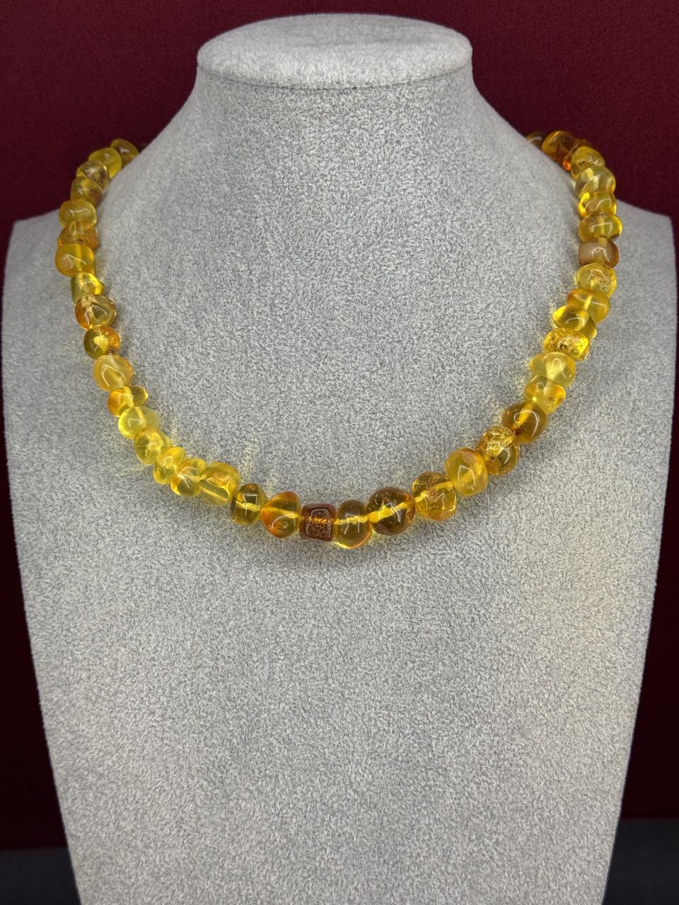 Бусы из янтаря лечебные 47 см (н-705)