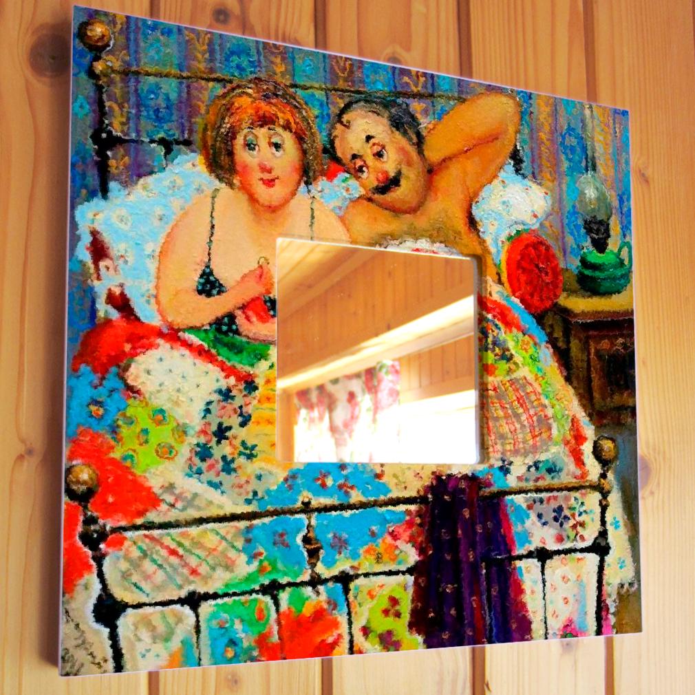 Дзеркало декоративне Сім'я 260х260 мм (M03897)