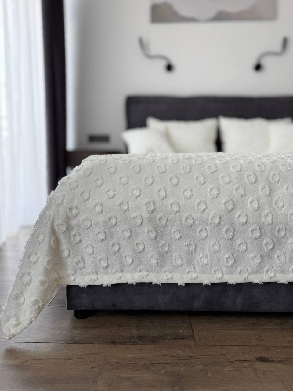 Покривало Інгрід 120x250 см Молочний (22899-2-120x250cm) - фото 4 Покривало Інгрід 120x250 см Молочний (22899-2-120x250cm) - фото 4