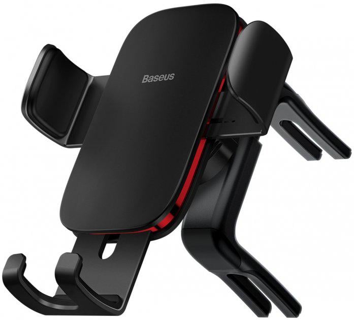 Автодержатель для телефона Baseus Metal Age ІІ Gravity Car Mount SUJS030001 Black (61480)